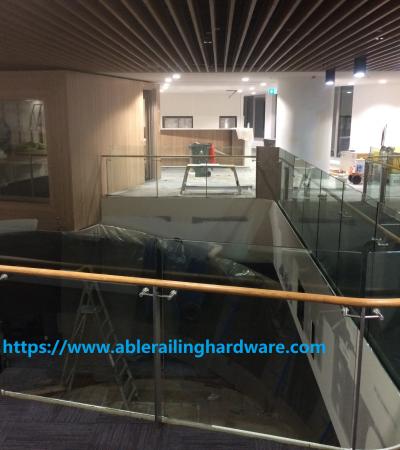Supermarket Glass Railing 